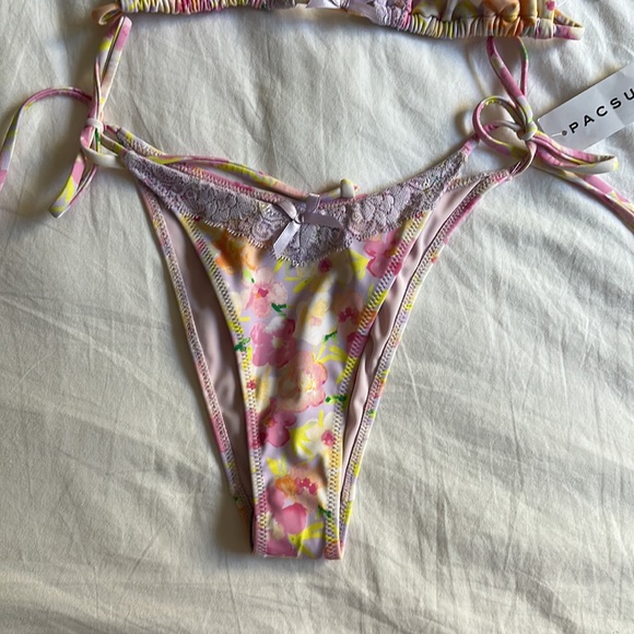 Pacsun floral lace bikini set NWT- LAST CHANCE TO PURCHASE (see caption) - Picture 4 of 5